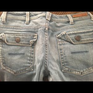 Slight bootleg or straight jean— Yanuk brand